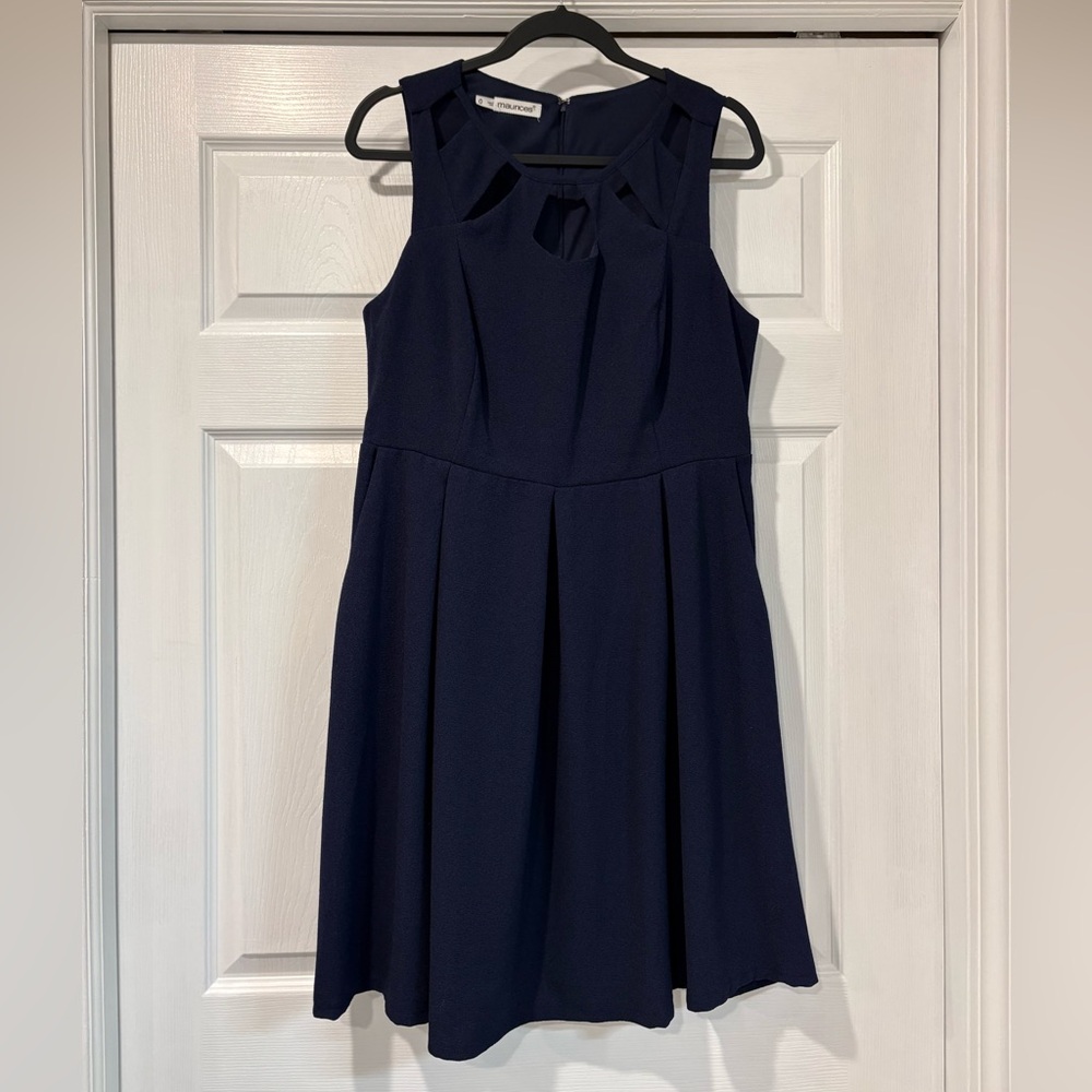 Maurices Elegant Navy Midi Dress